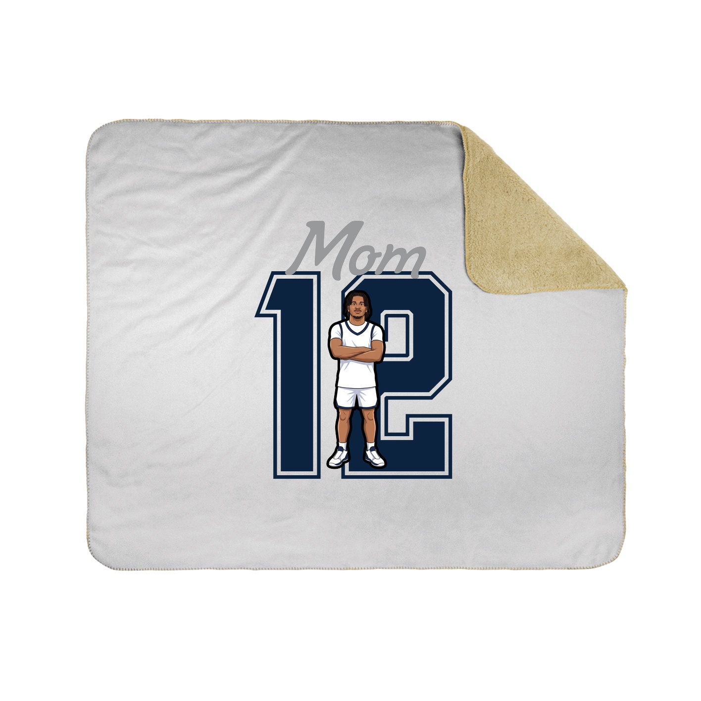 Throw Blanket — Mothers Day Shirsey in White