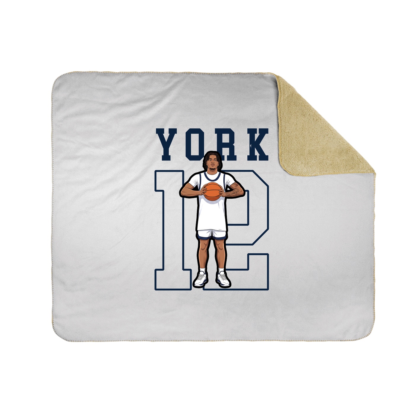 Throw Blanket — Shirsey in White