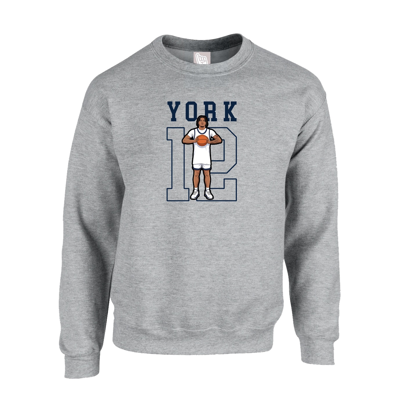 Fleece Crew — Shirsey in Grey