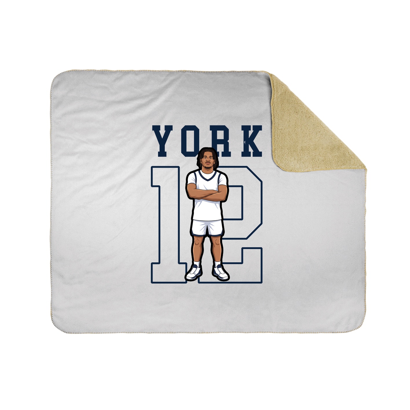 Throw Blanket — Shirsey in White
