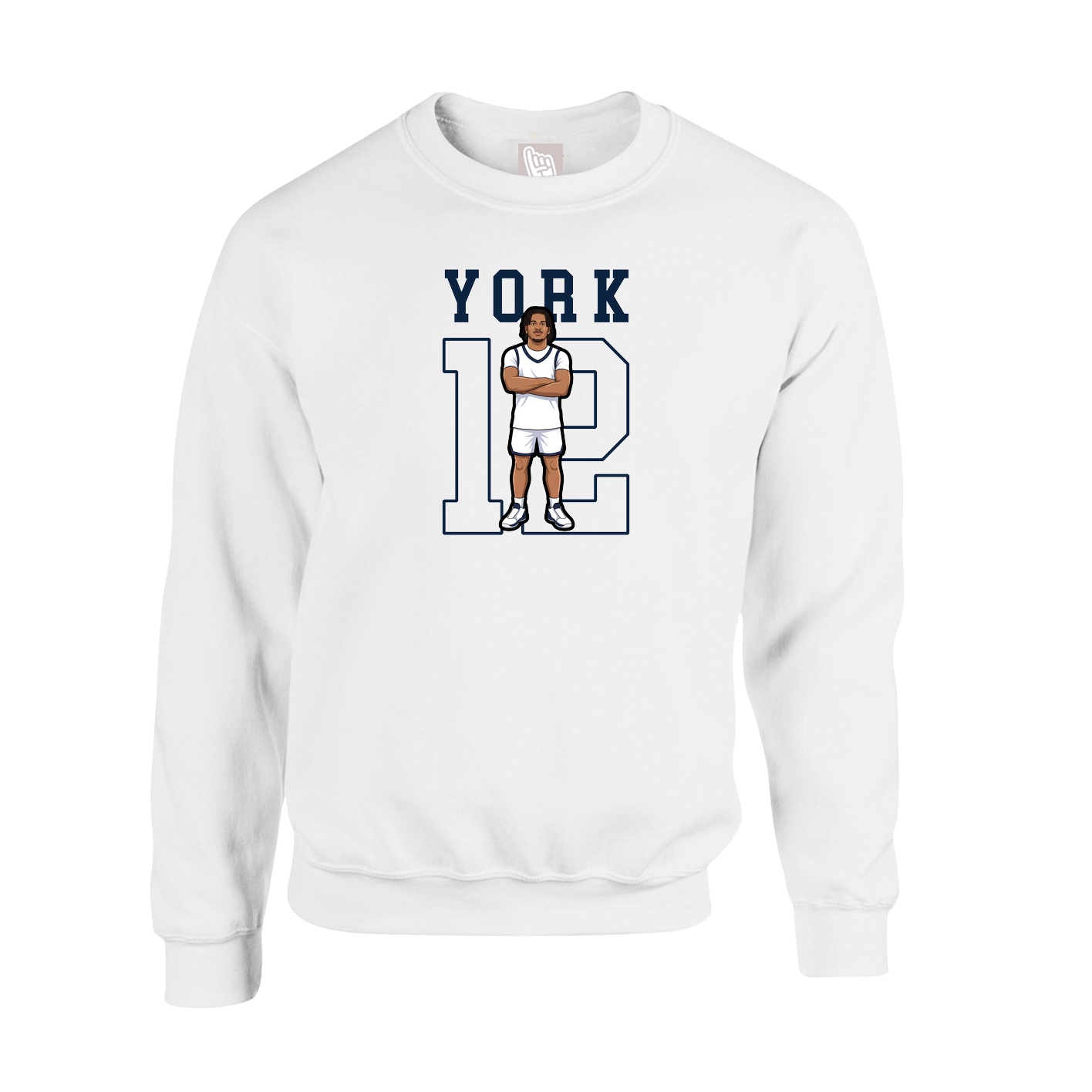 Fleece Crew — Shirsey in White