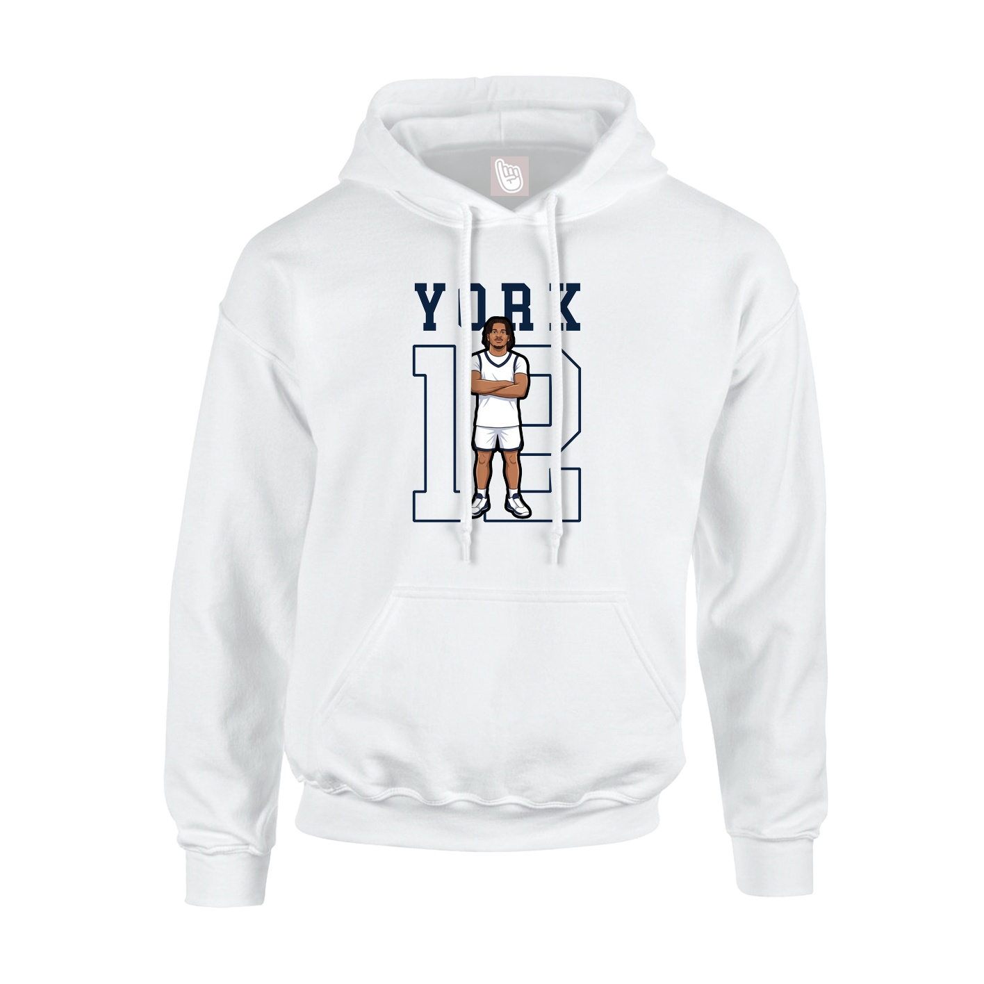 Youth Hoodie — Shirsey in White
