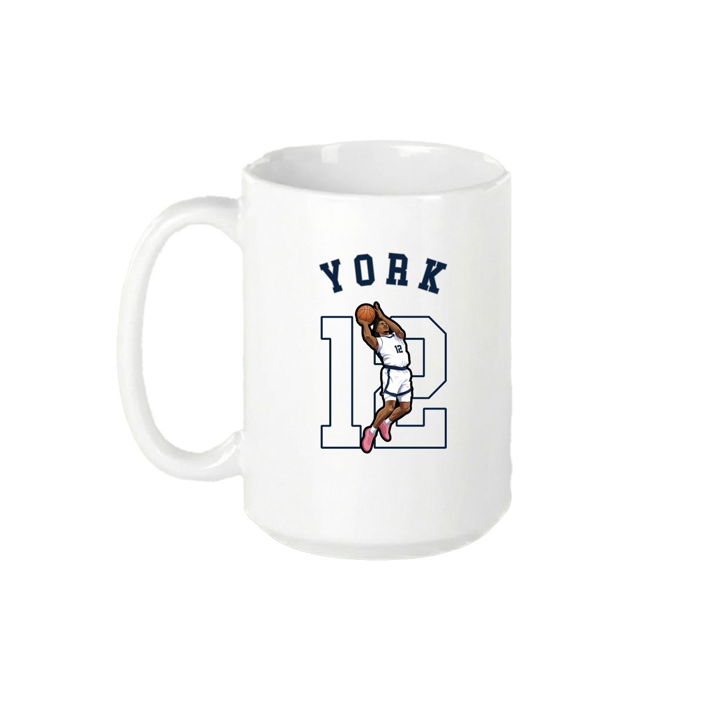 15oz Coffee Mug — Shirsey Arch in White