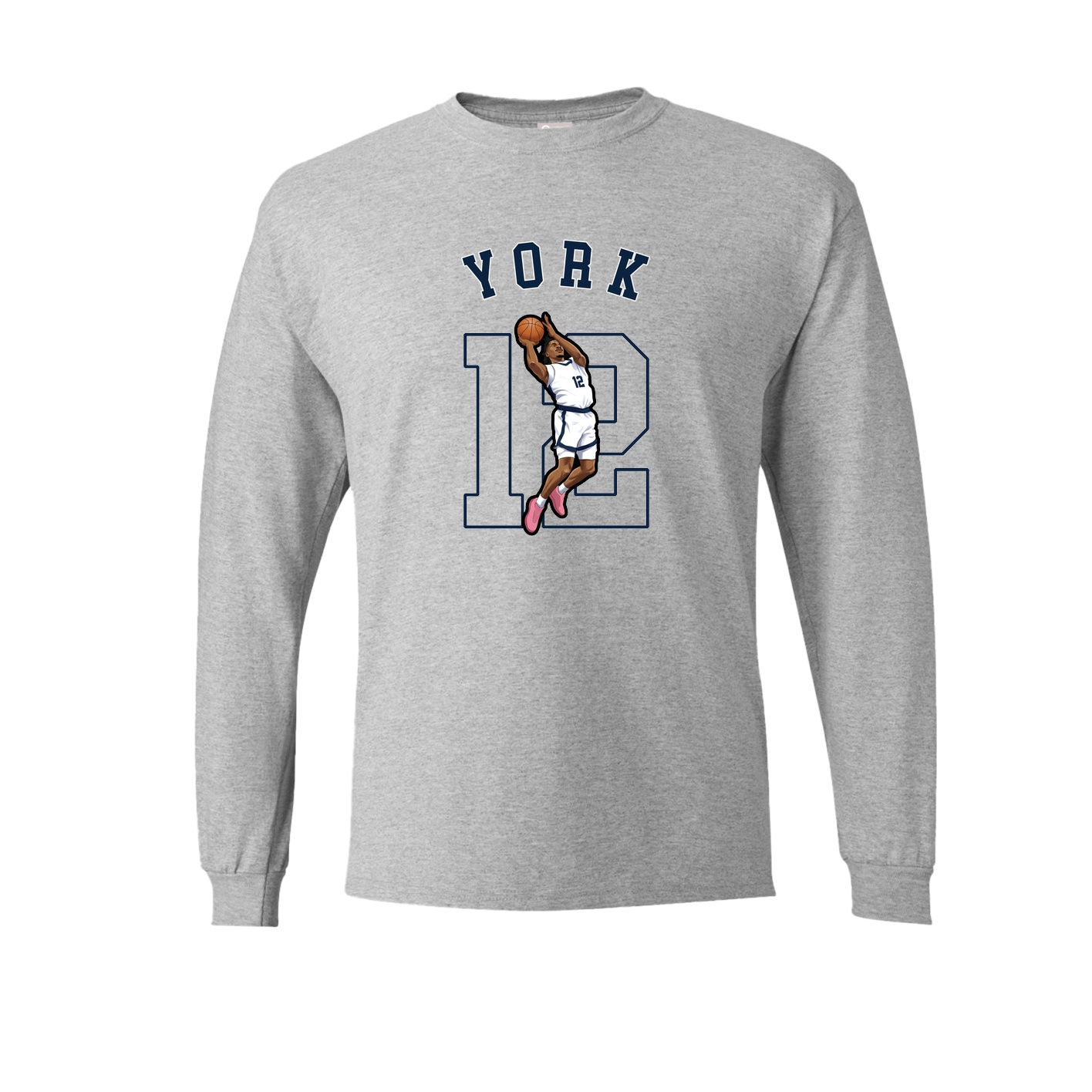 Long Sleeve Tee — Shirsey Arch in Grey