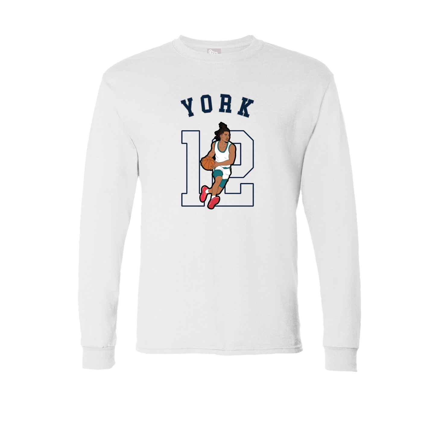 Long Sleeve Tee — Shirsey Arch in White