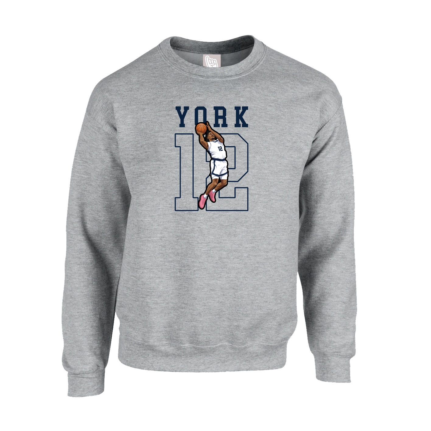 Fleece Crew — Shirsey in Grey