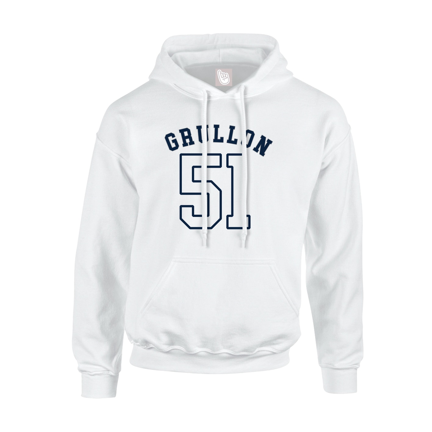 Hoodie — Shirsey Arch in White