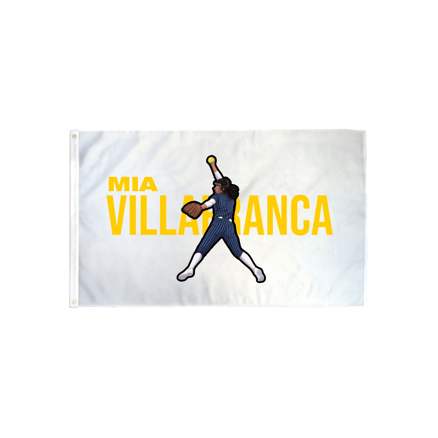 3x5 Flag — Player Name in Classic