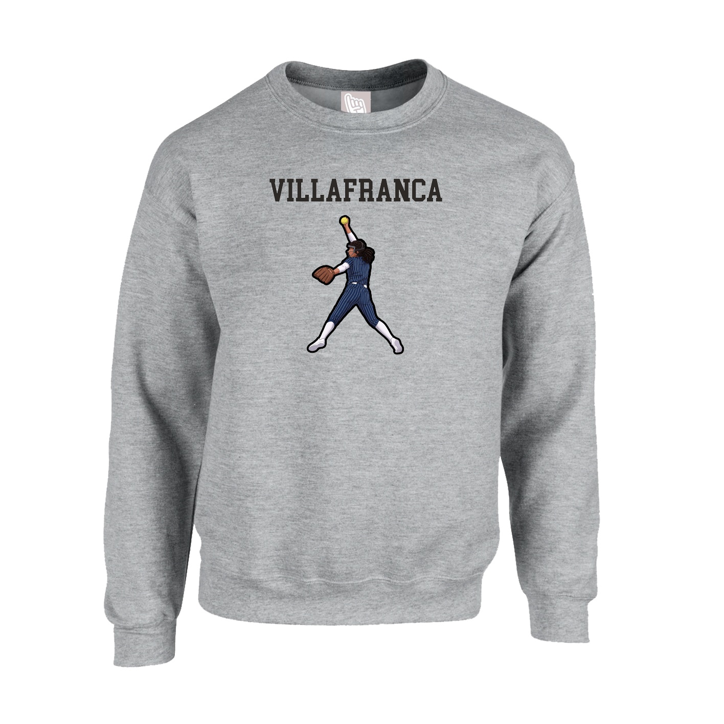 Fleece Crew — Shirsey in Grey