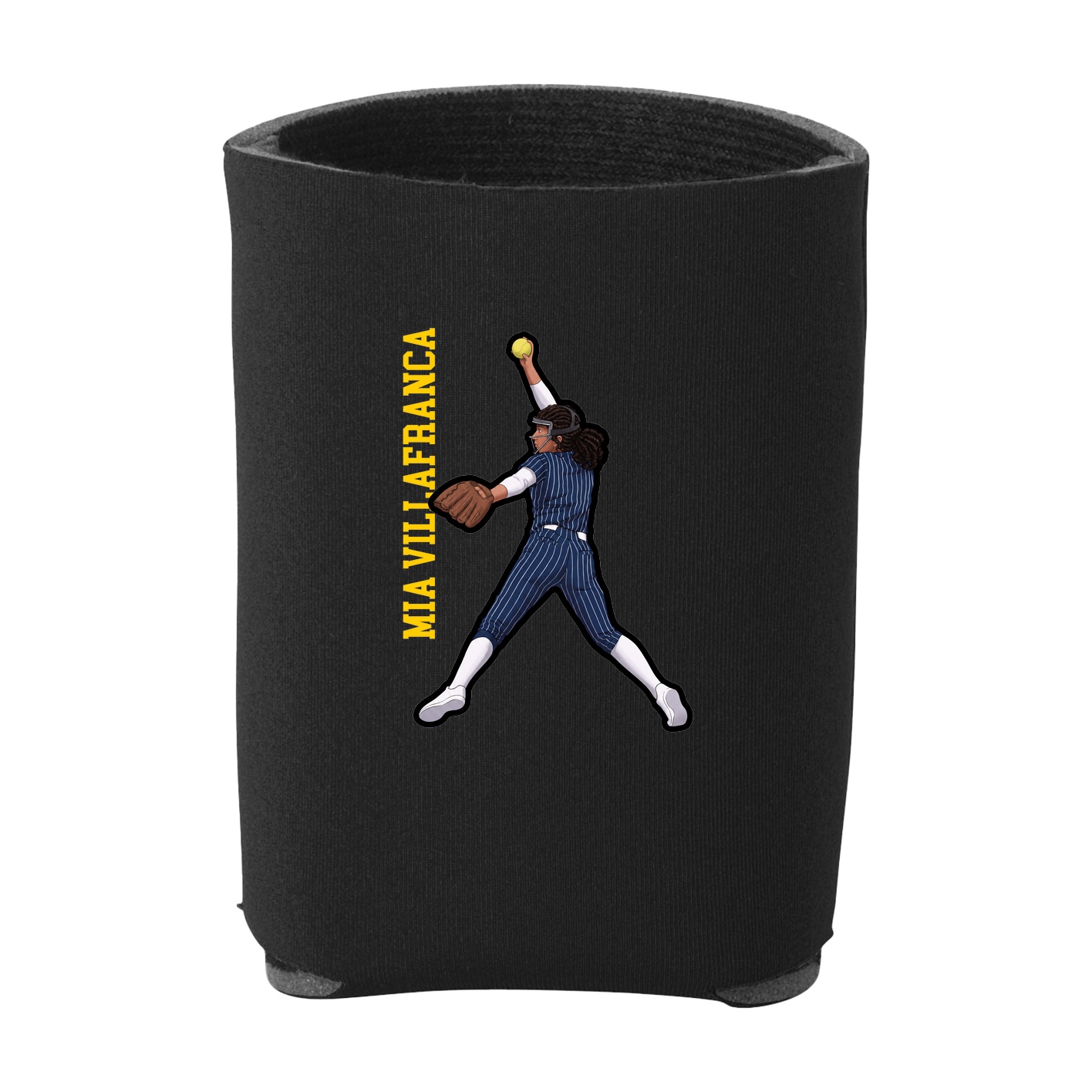 Can Holder — Name Vertical in Black