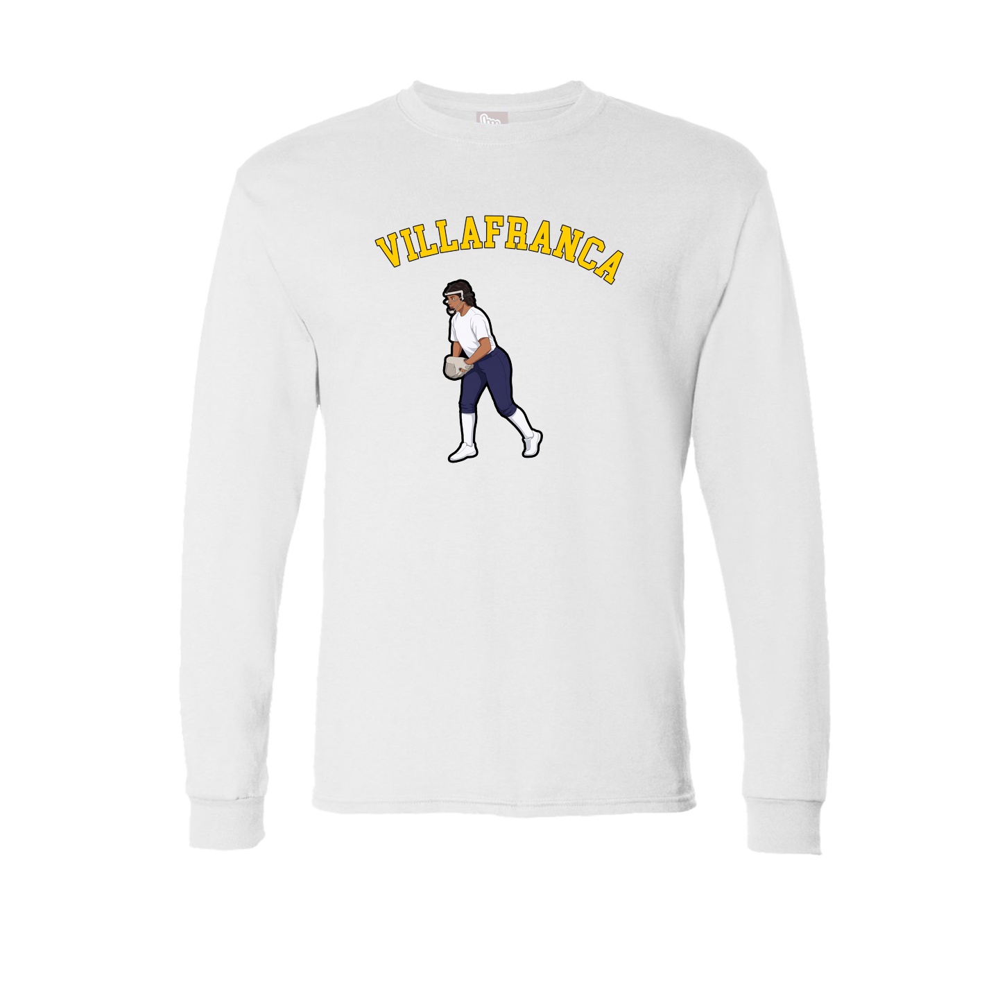 Long Sleeve Tee — Shirsey Arch in White