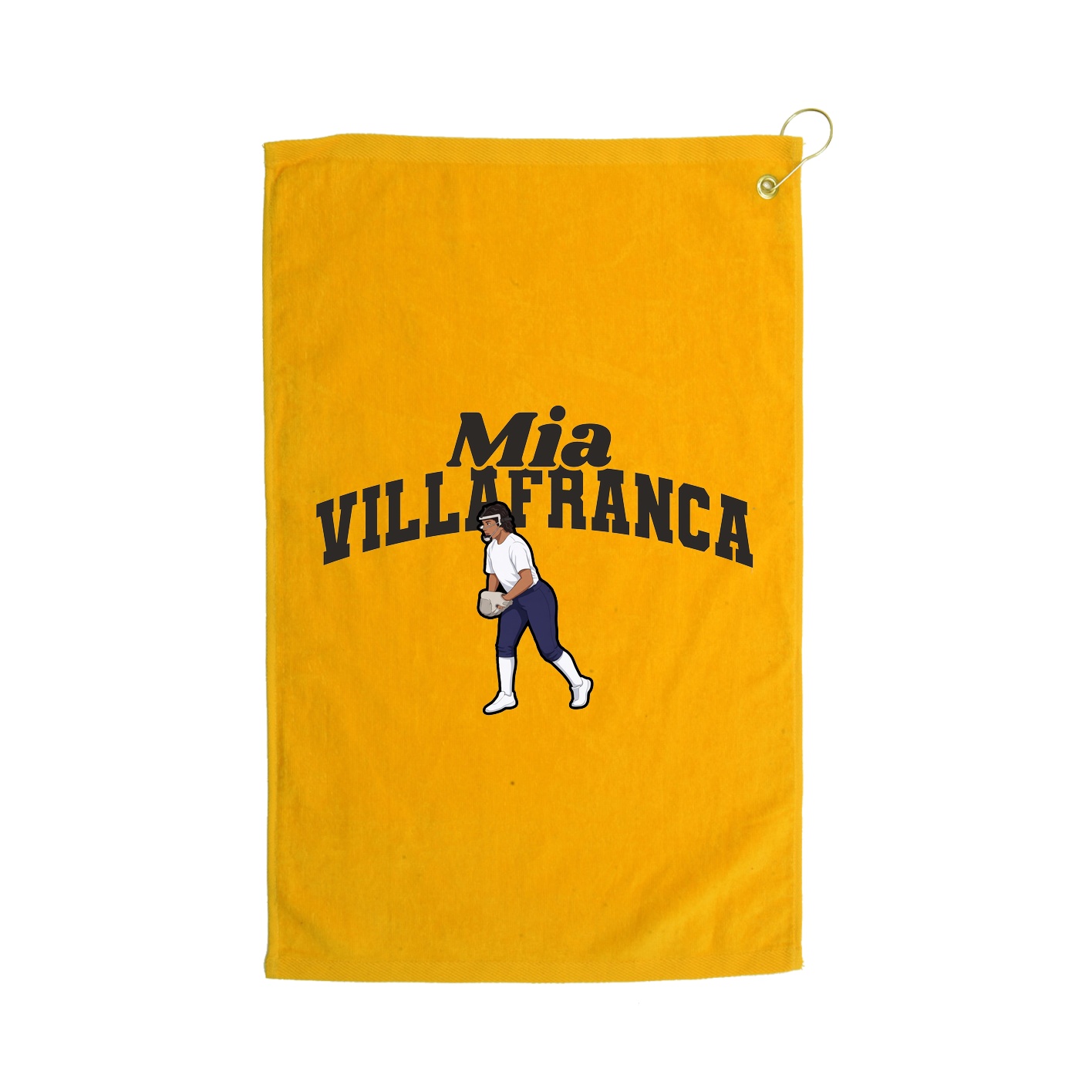 Golf Towel — Signature Arch in Gold