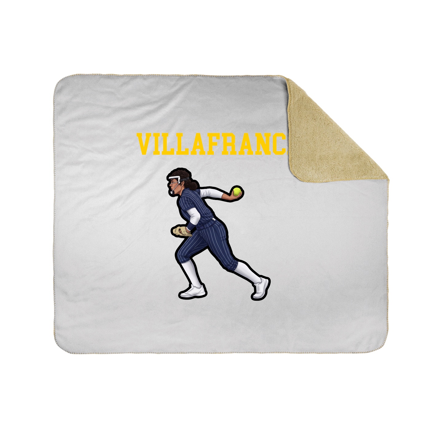 Throw Blanket — Shirsey in White