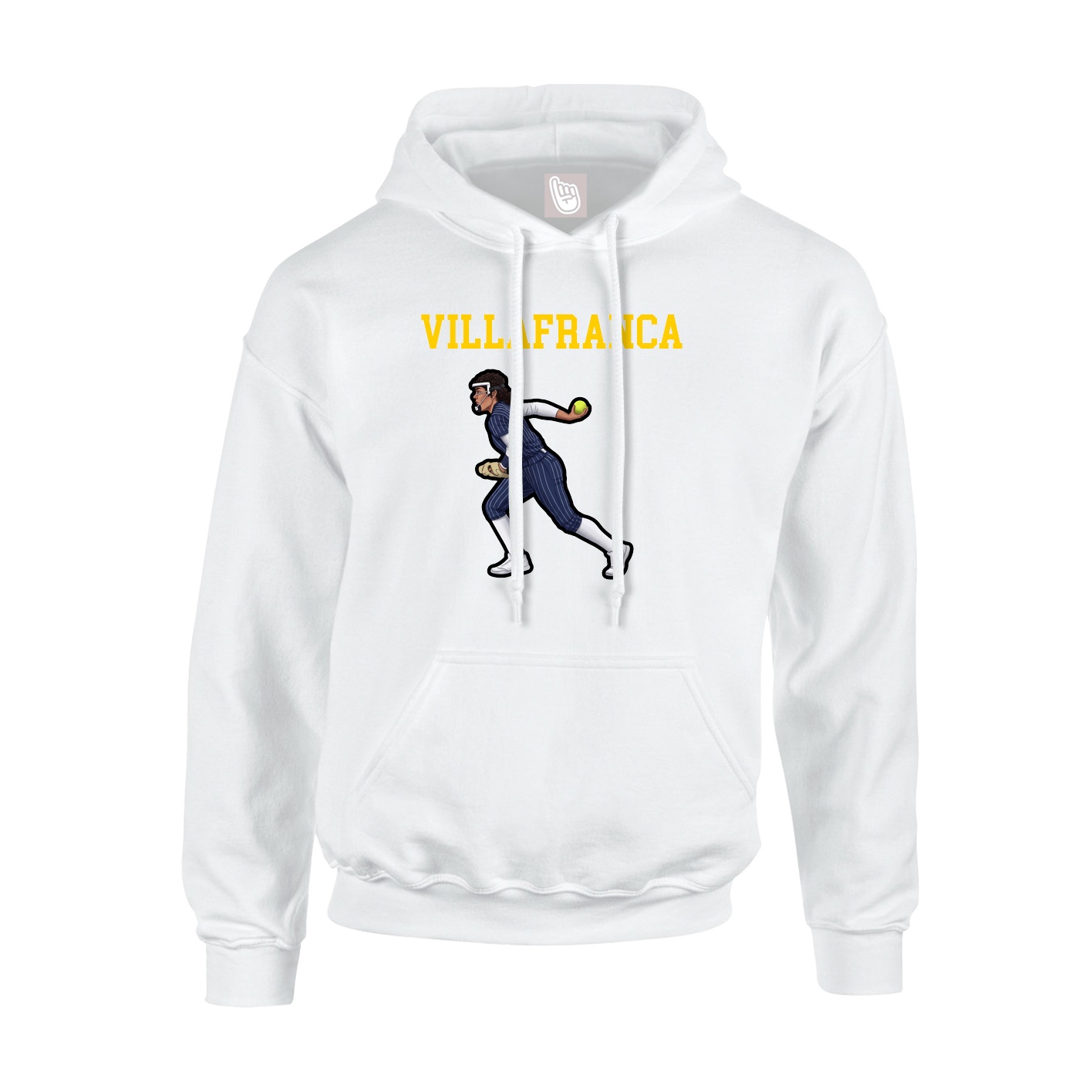 Hoodie — Shirsey in White