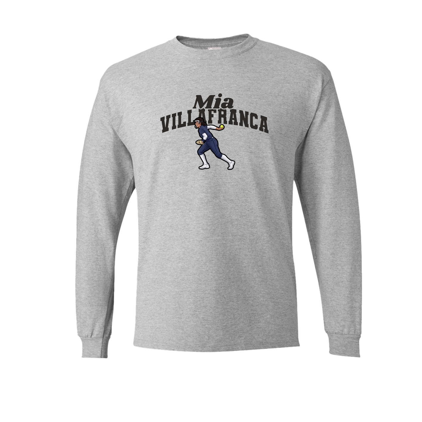 Long Sleeve Tee — Signature Arch in Grey