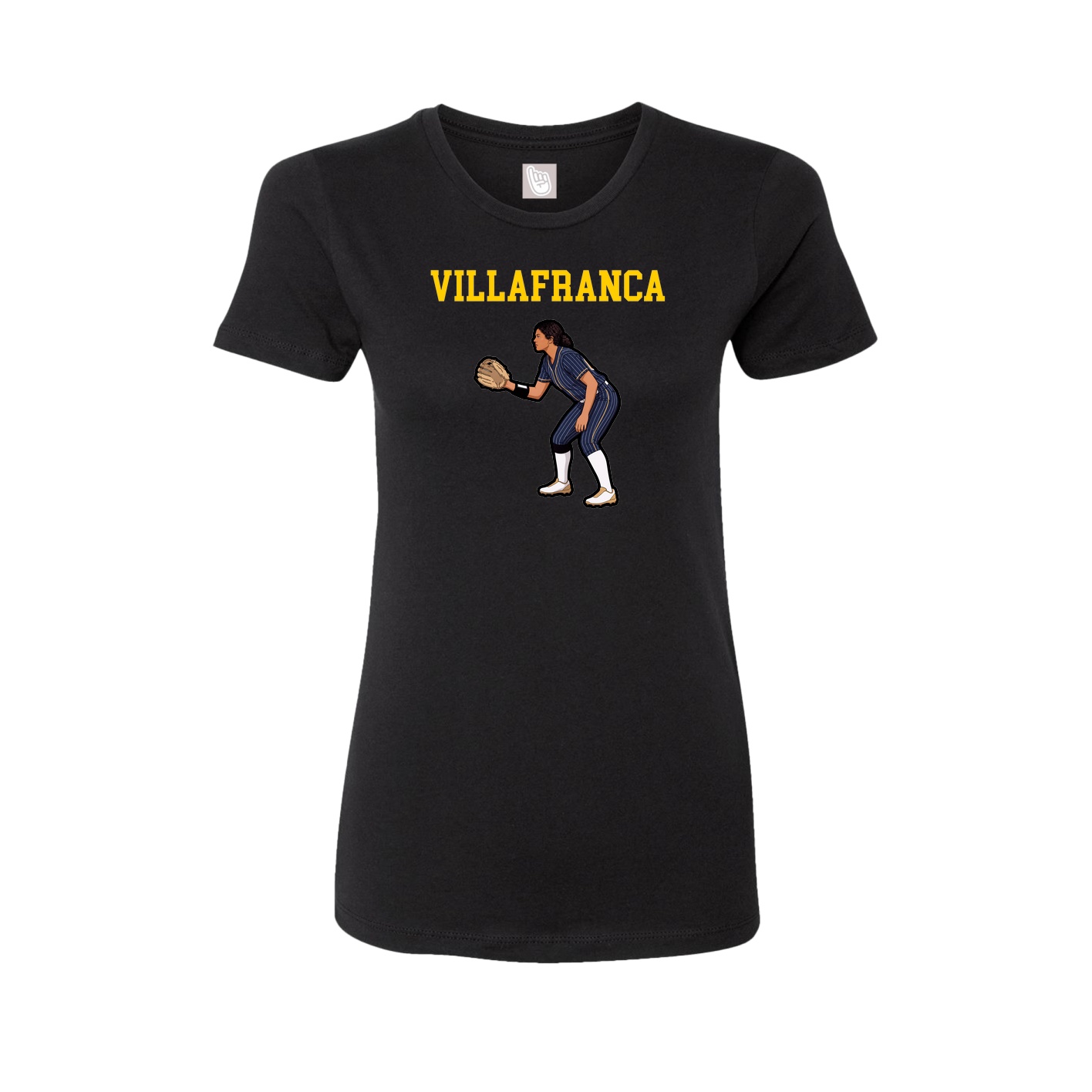 Fitted Women's Tee — Shirsey in Black