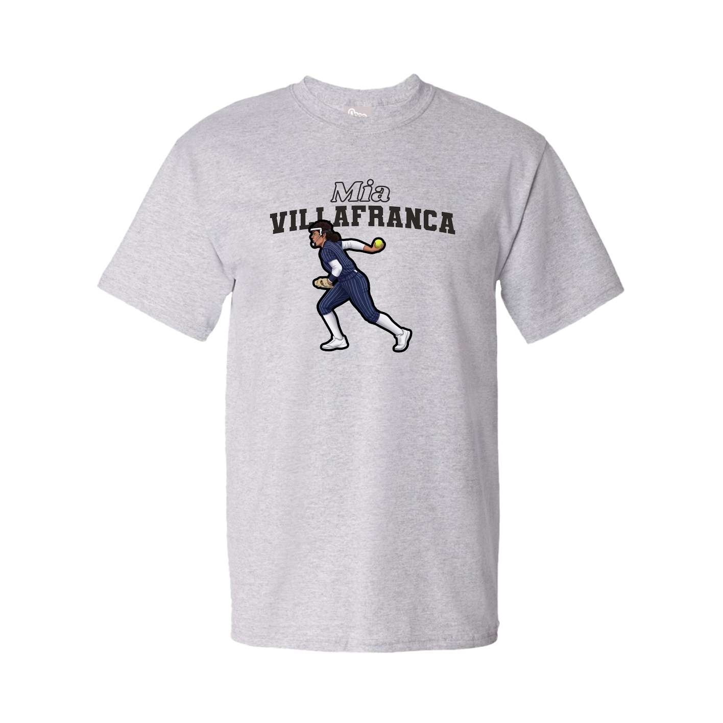 Tee — Name Arch in Grey