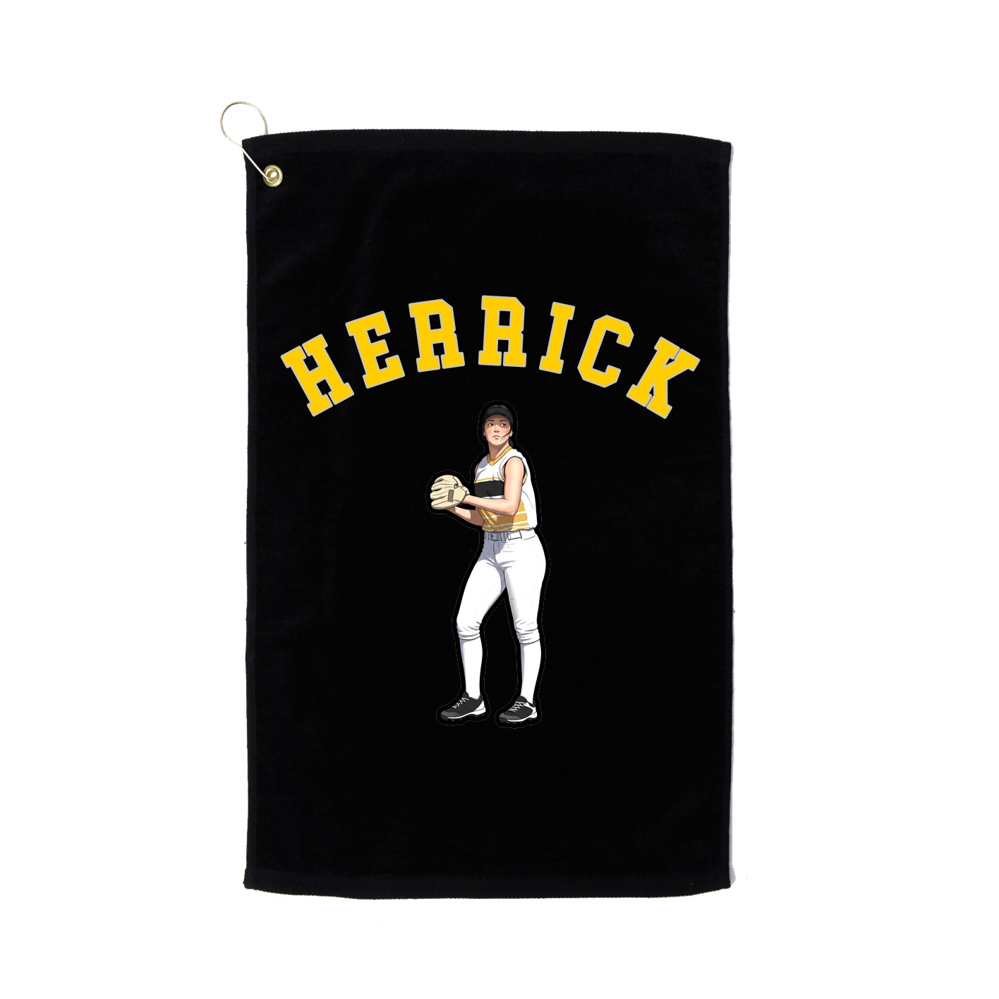Golf Towel — Classic in Black