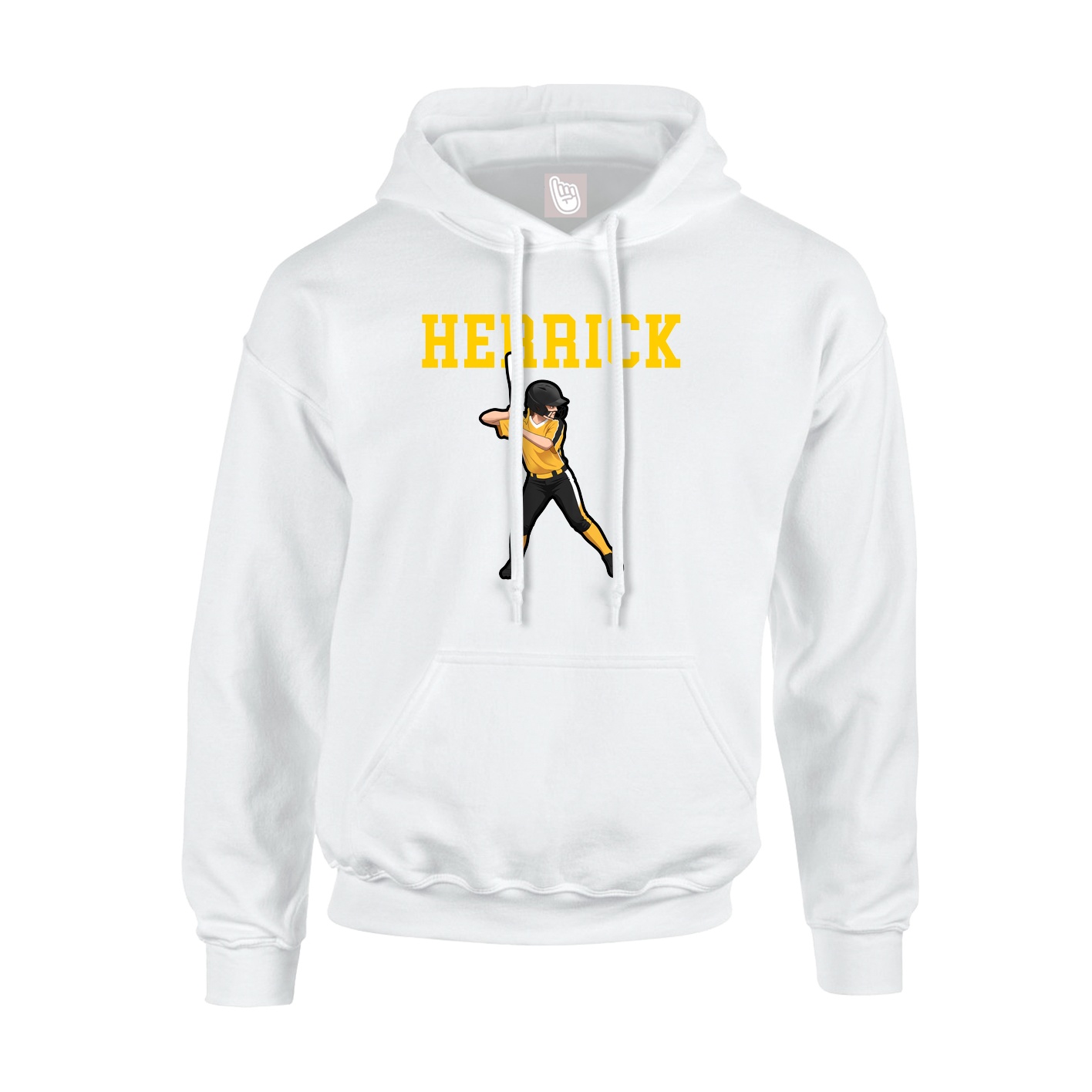 Hoodie — Classic in White