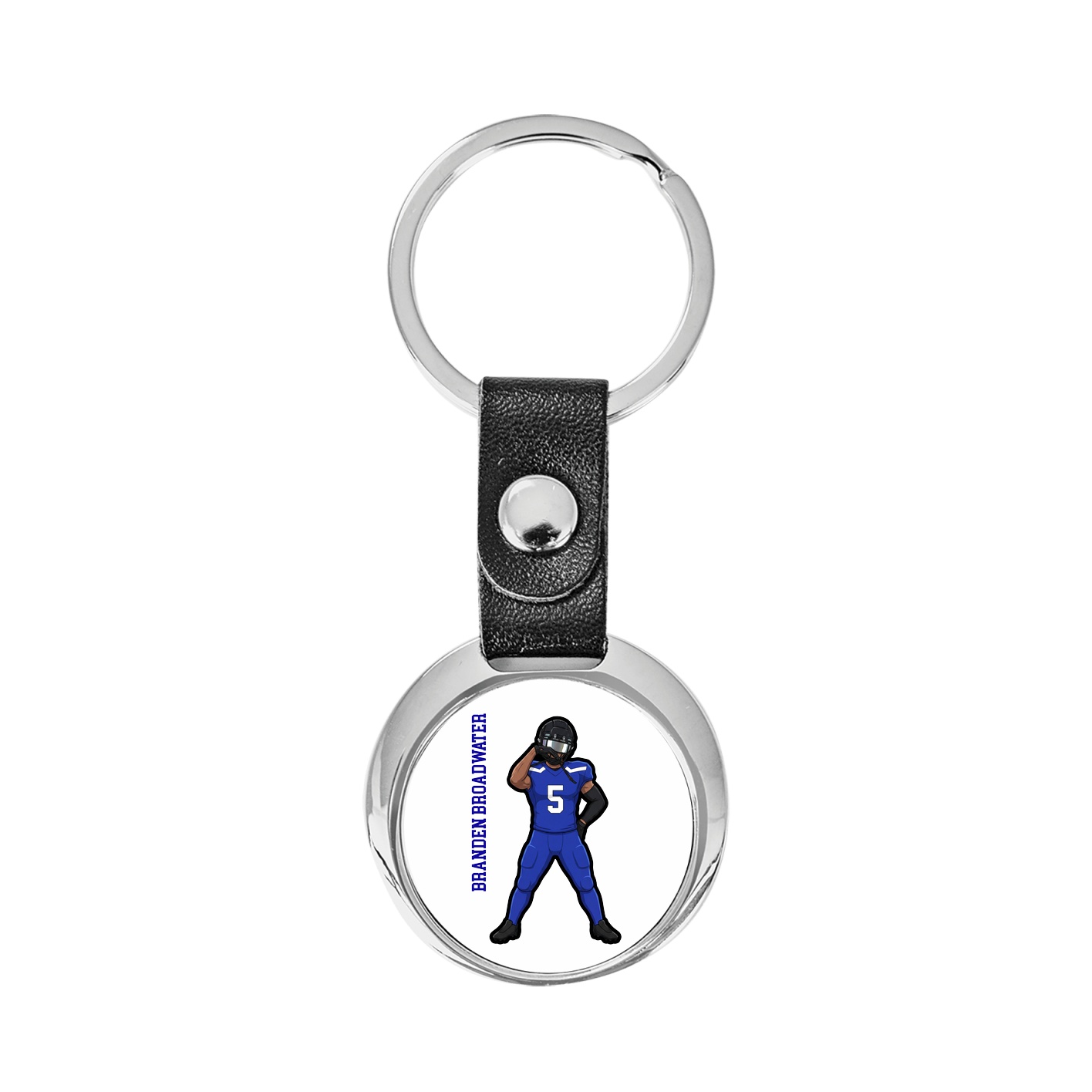 Key Chain — Name Vertical in Classic