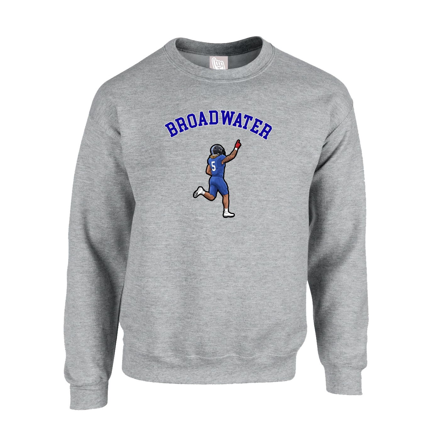 Fleece Crew — Shirsey Arch in Grey