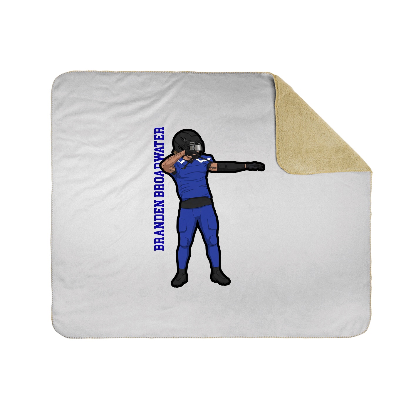 50x60 Sherpa Lined Throw Blanket
