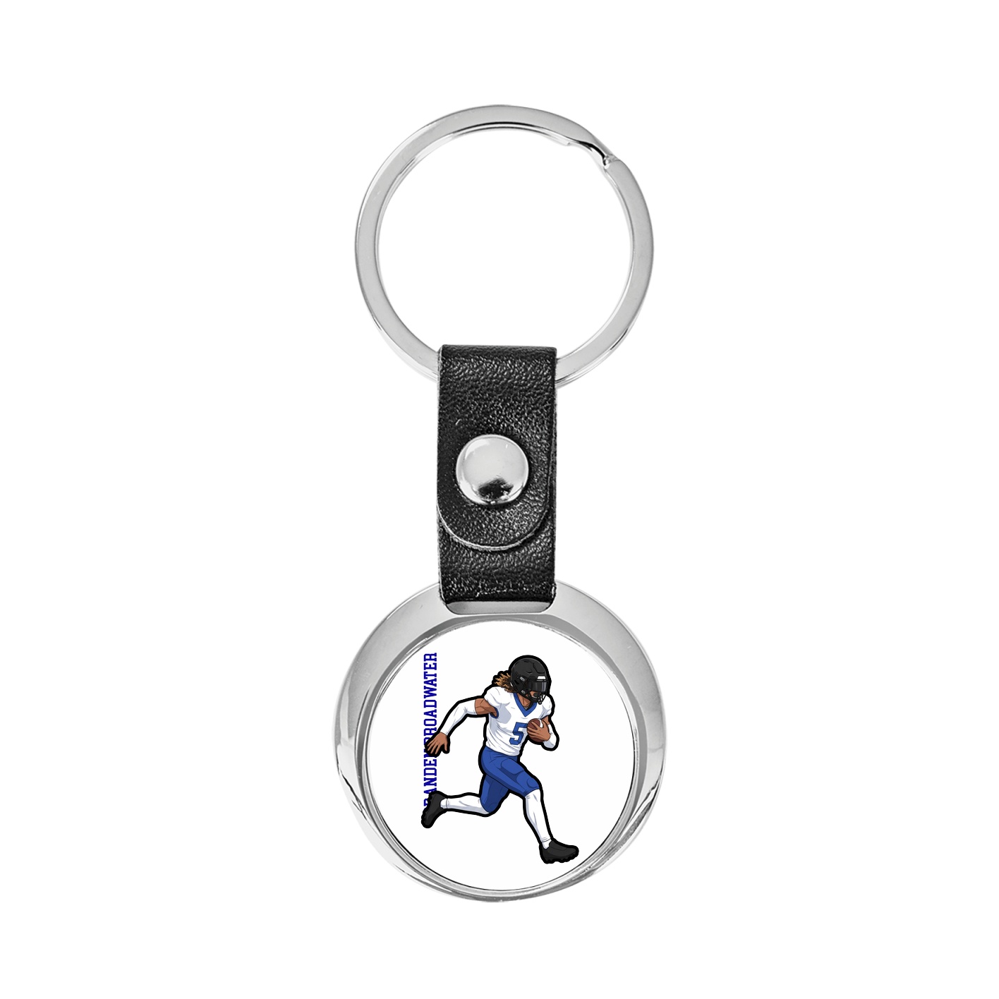Key Chain — Name Vertical in Classic