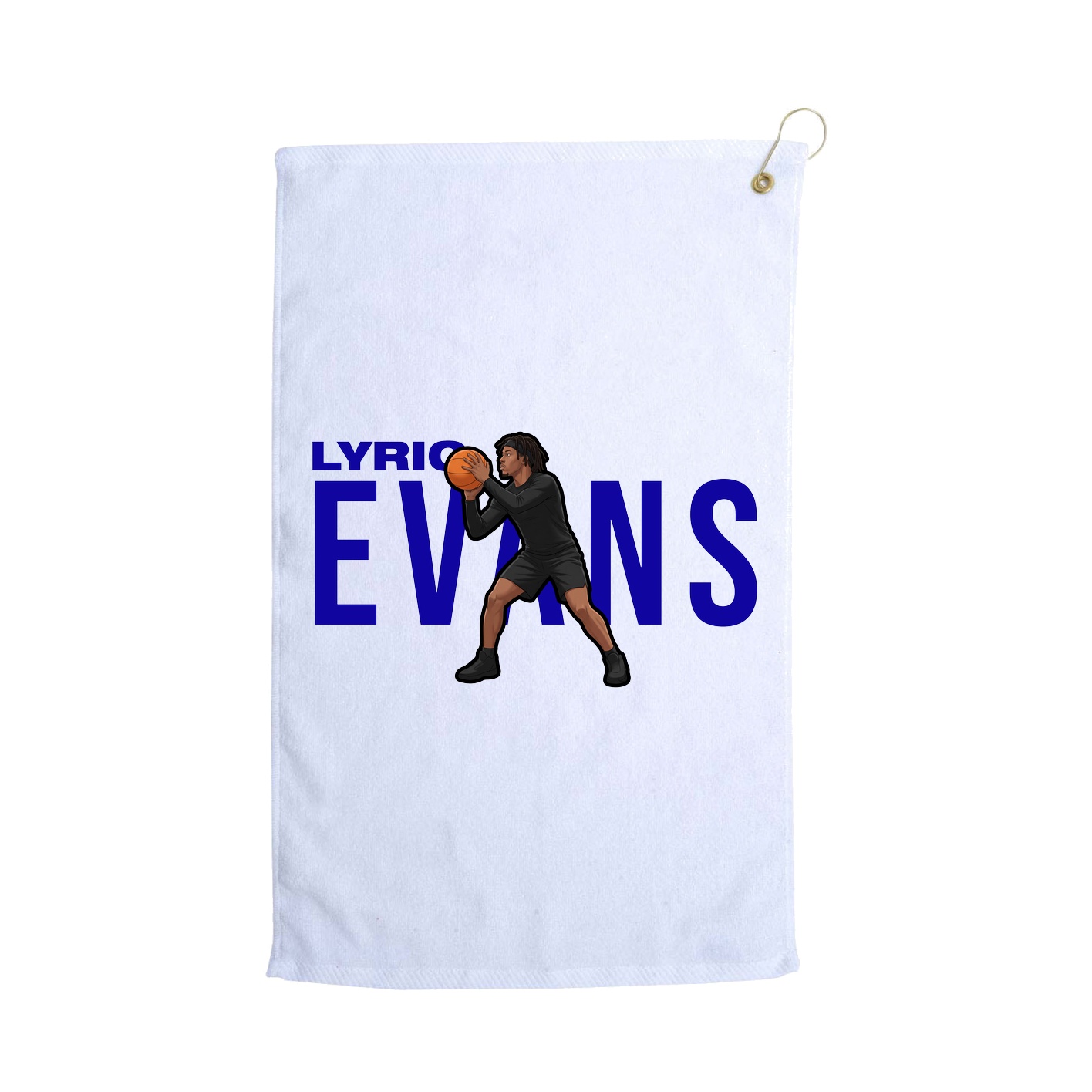 Golf Towel — Player Name in White