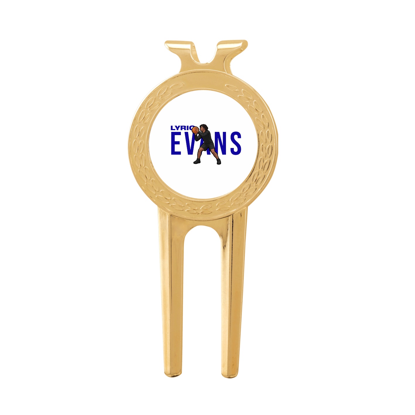 Divot Tool with Ball Marker — Player Name in Classic