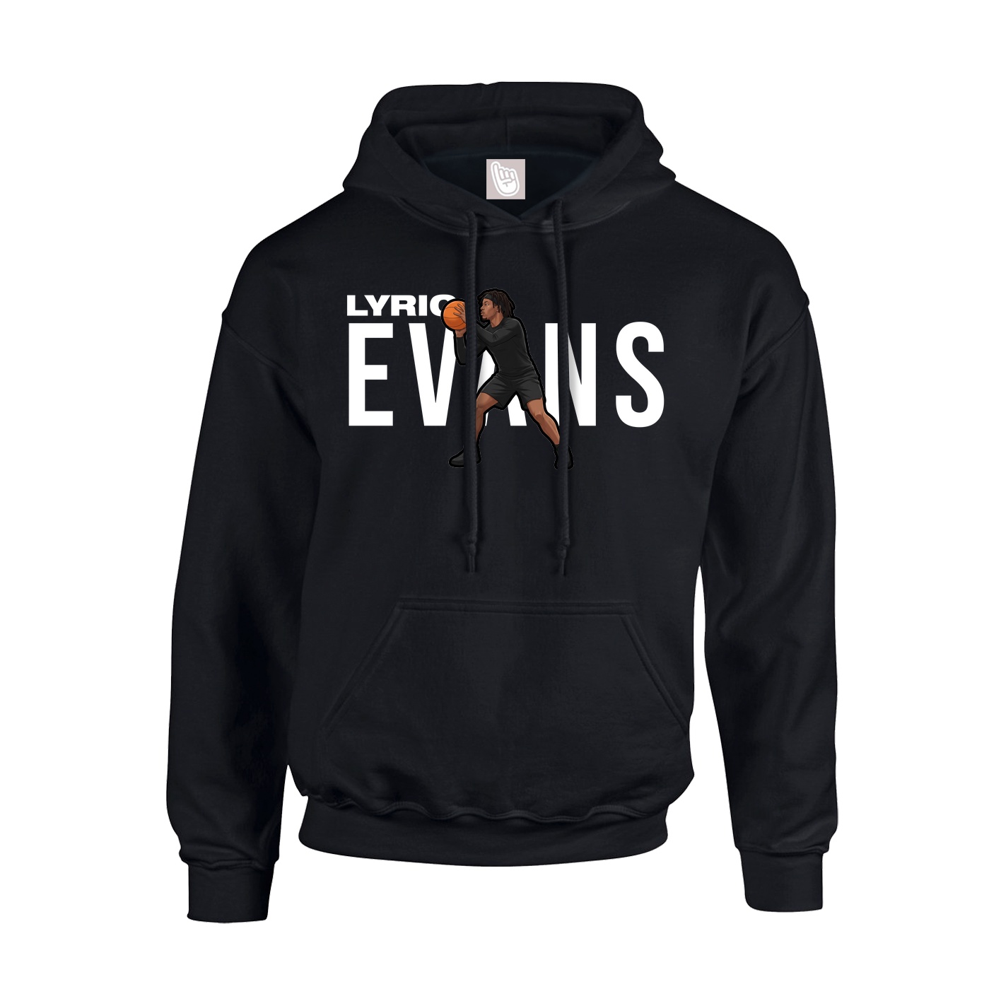 Youth Hoodie — Player Name in Black