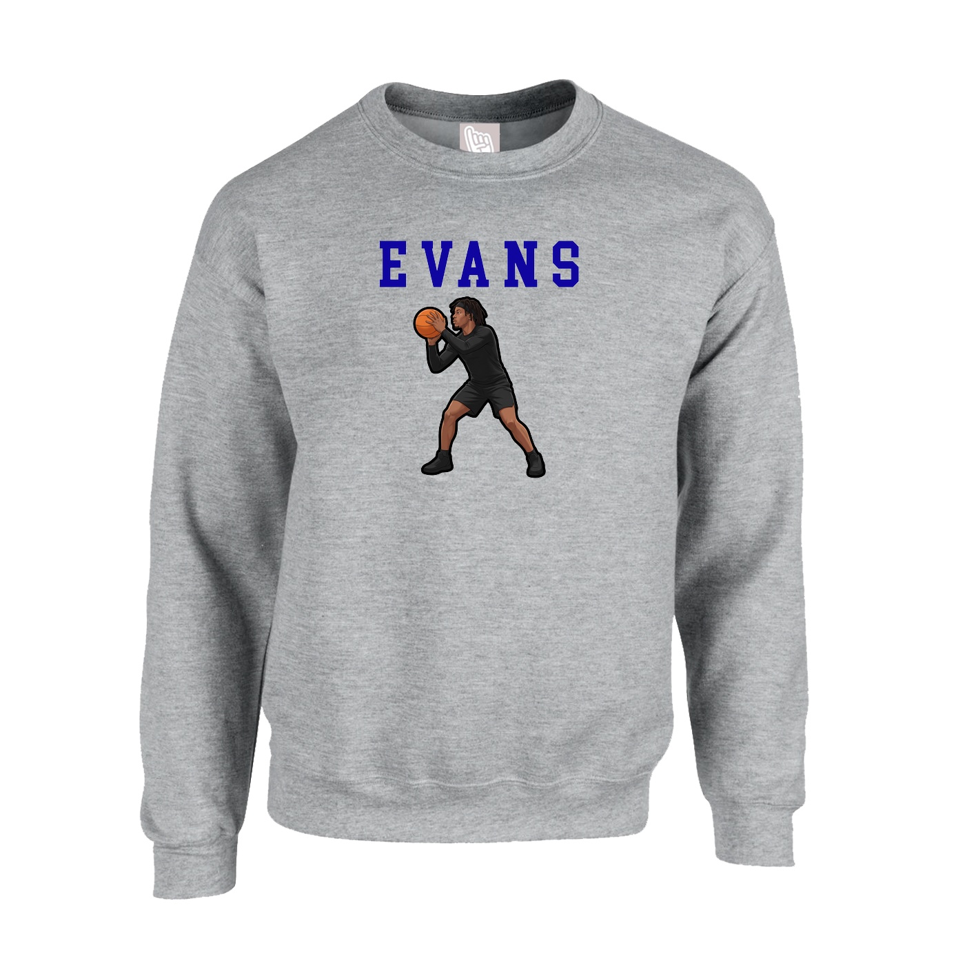 Fleece Crew — Shirsey in Grey
