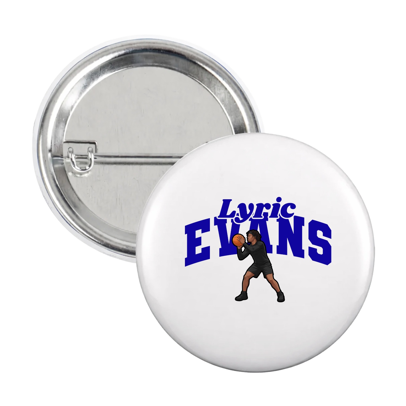 Game Day Button — Signature Arch in White