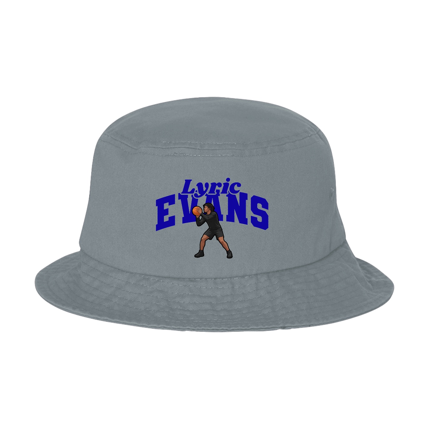 Bucket Cap — Signature Arch in Grey