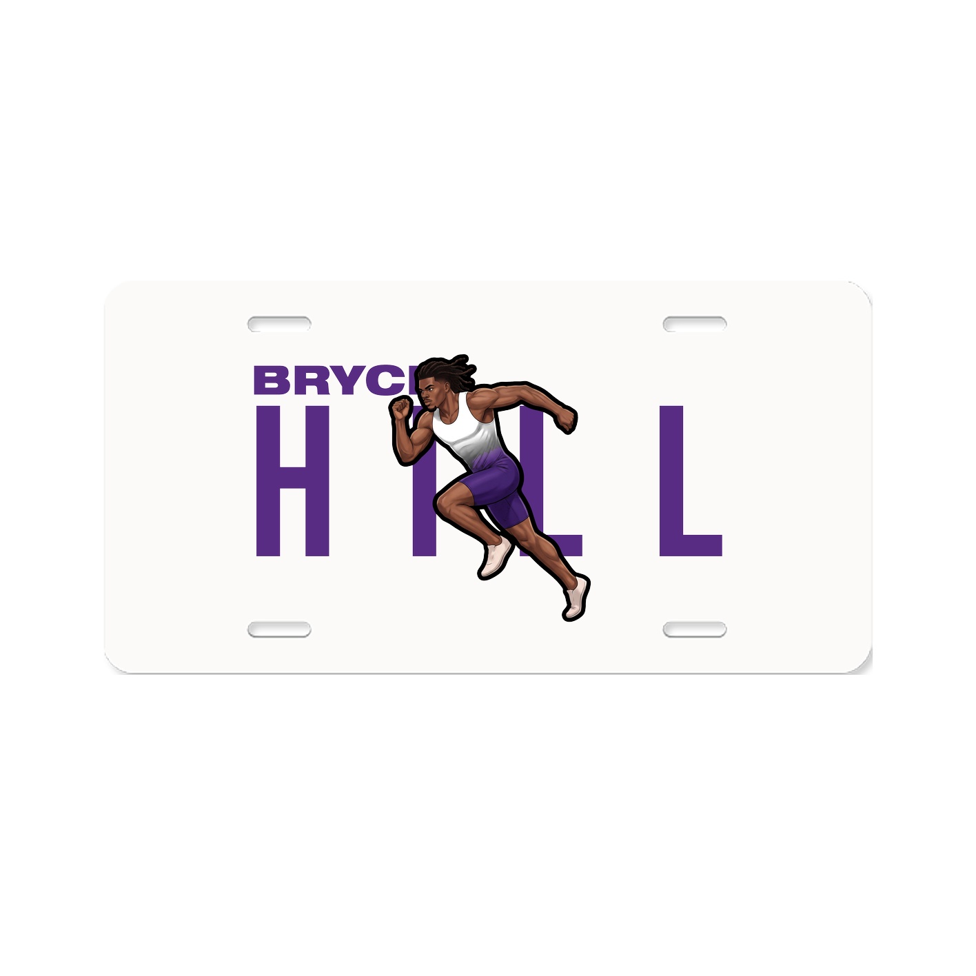 License Plate — Player Name in Classic