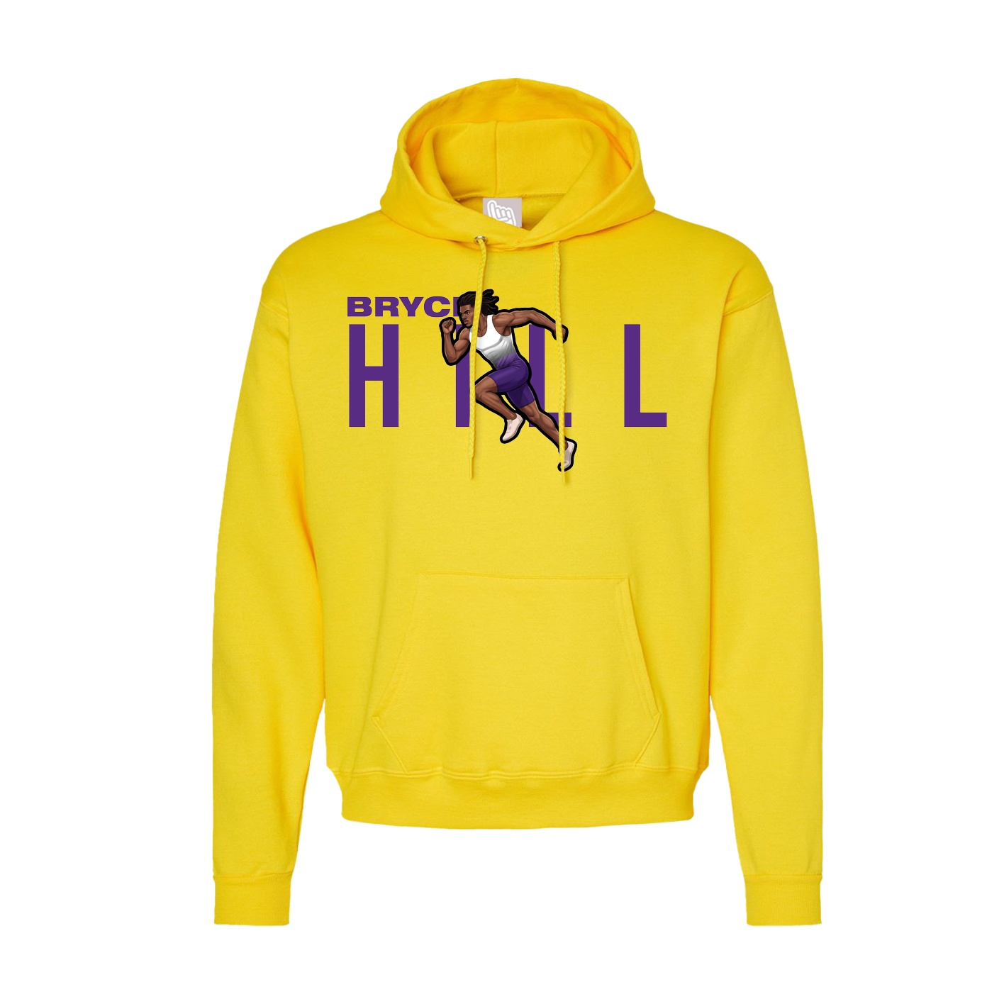 Hoodie — Player Name in Yellow