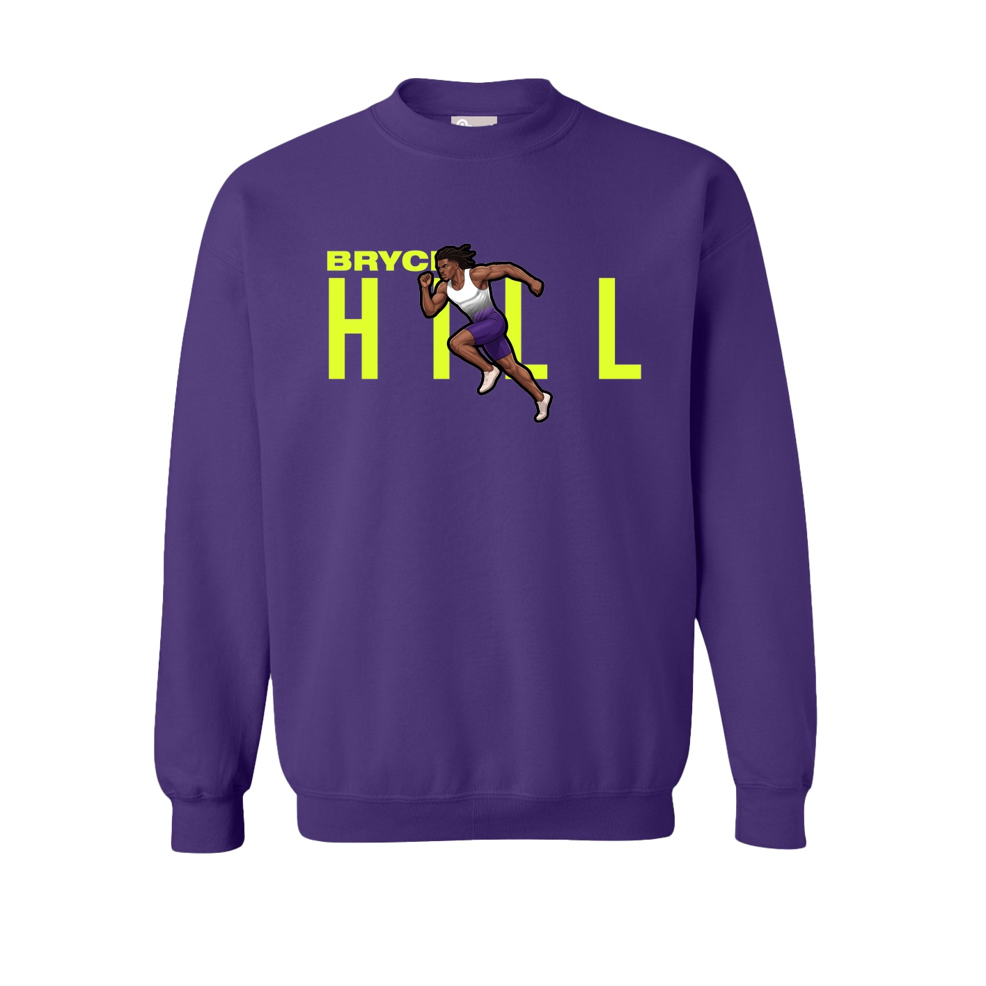 Fleece Crew — Player Name in Purple