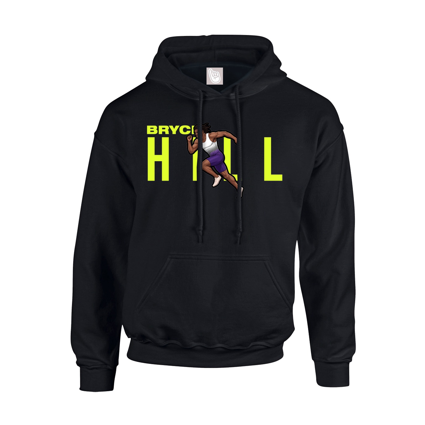 Youth Hoodie — Player Name in Black