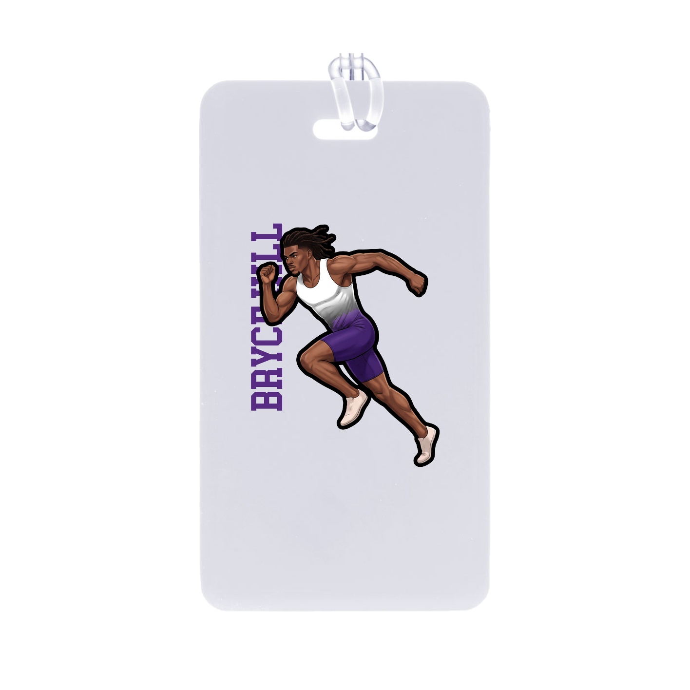 Bag Tag — Name Vertical in Classic