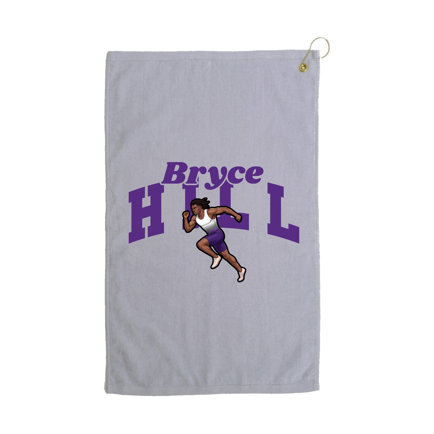 Golf Towel — Signature Arch in Grey