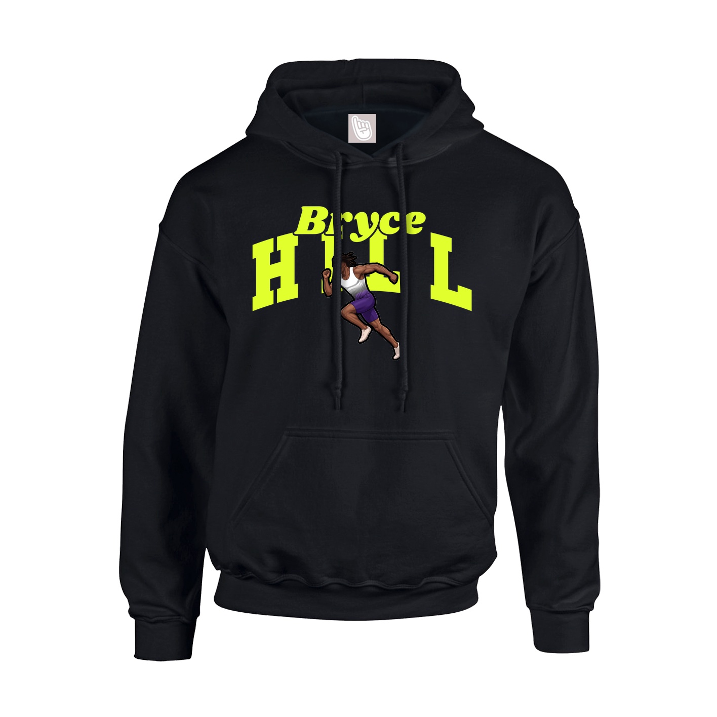 Hoodie — Signature Arch in Black