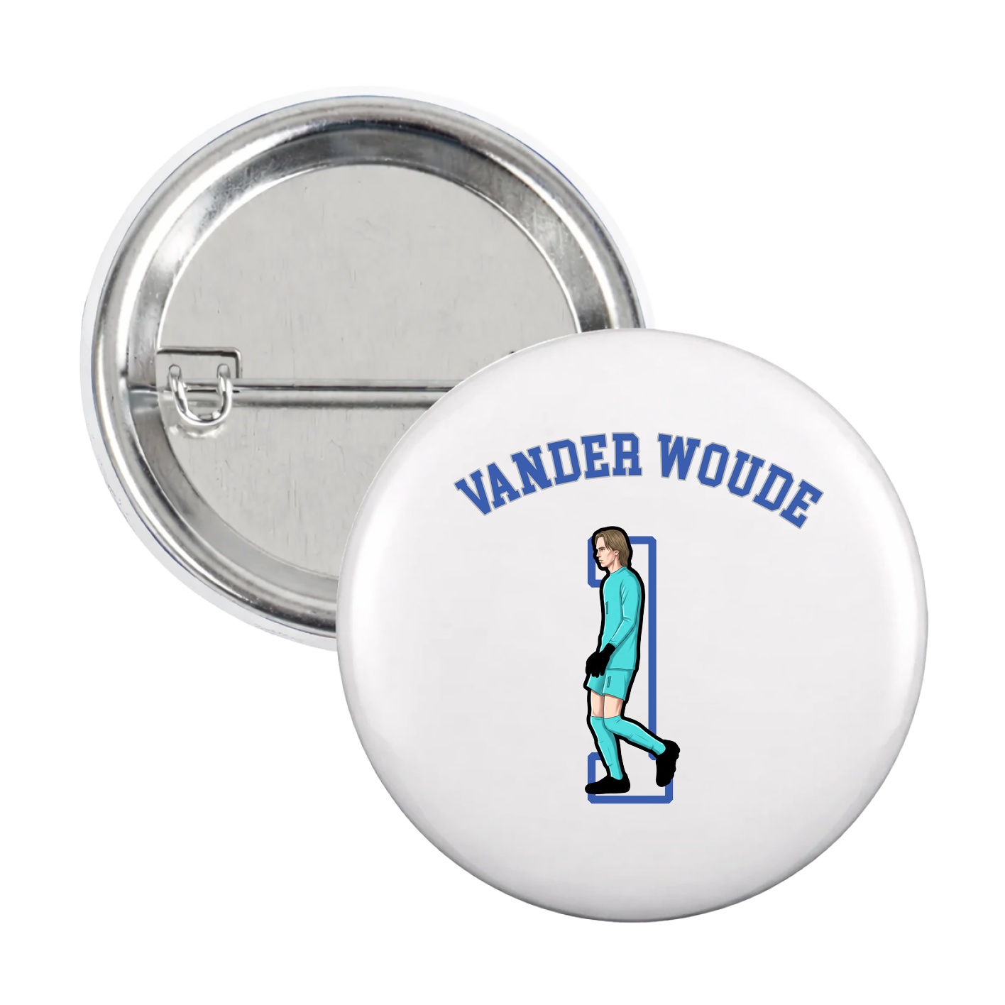 Game Day Button — Shirsey Arch in White