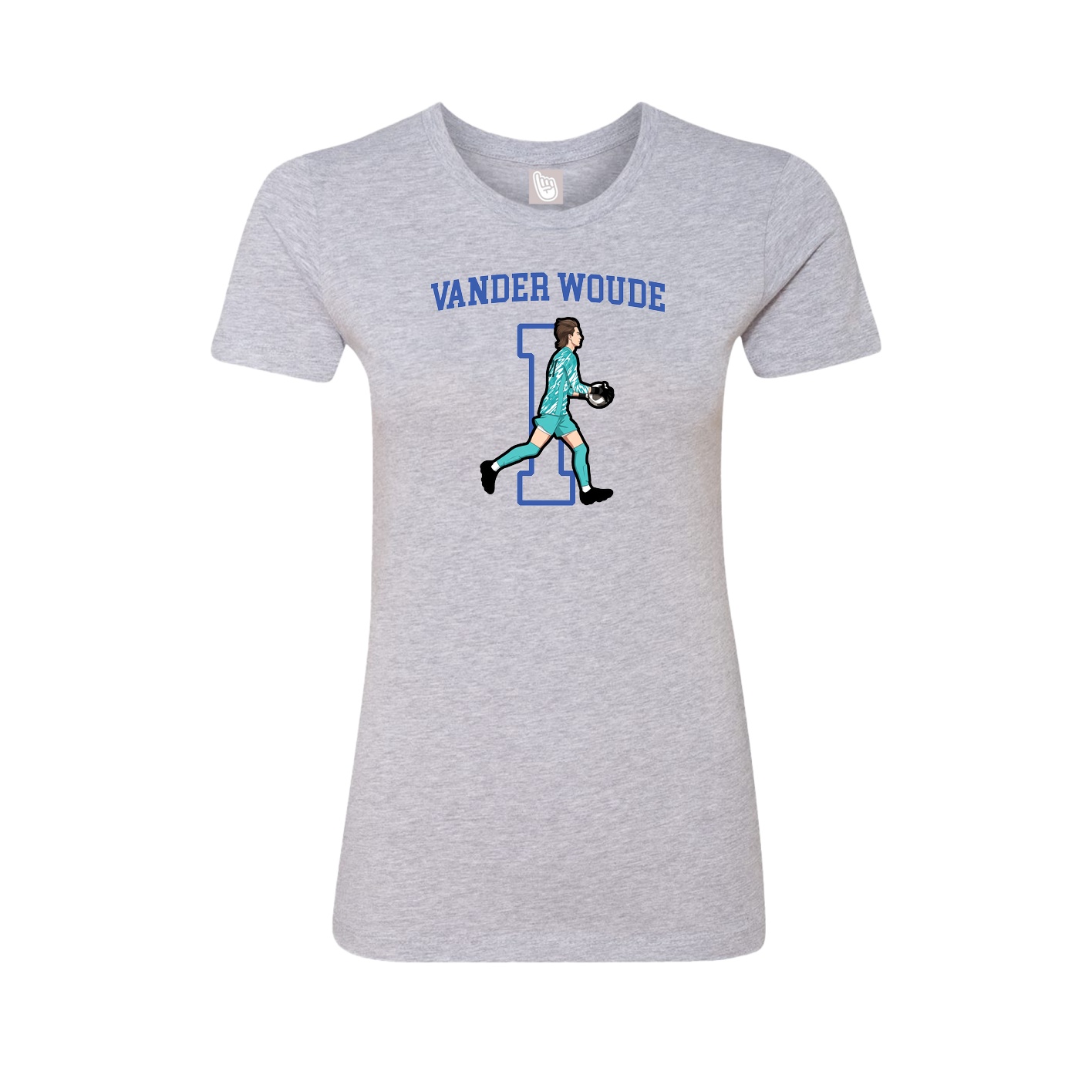 Fitted Women's Tee — Shirsey in Grey