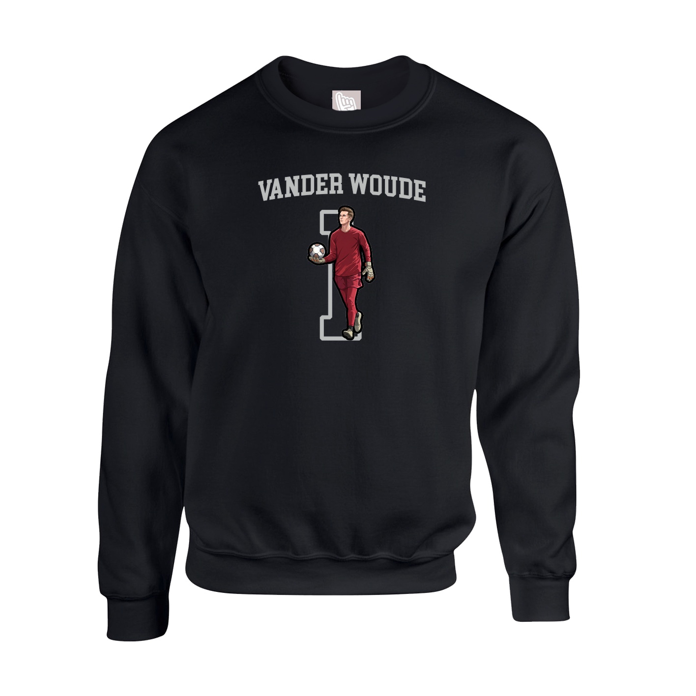 Fleece Crew — Shirsey in Black