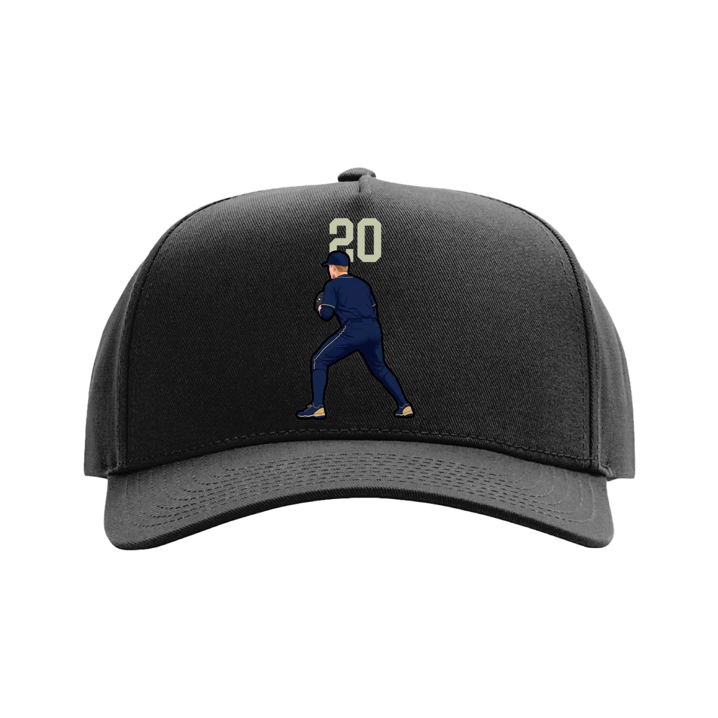 Full Fabric Five-Panel Champ Cap