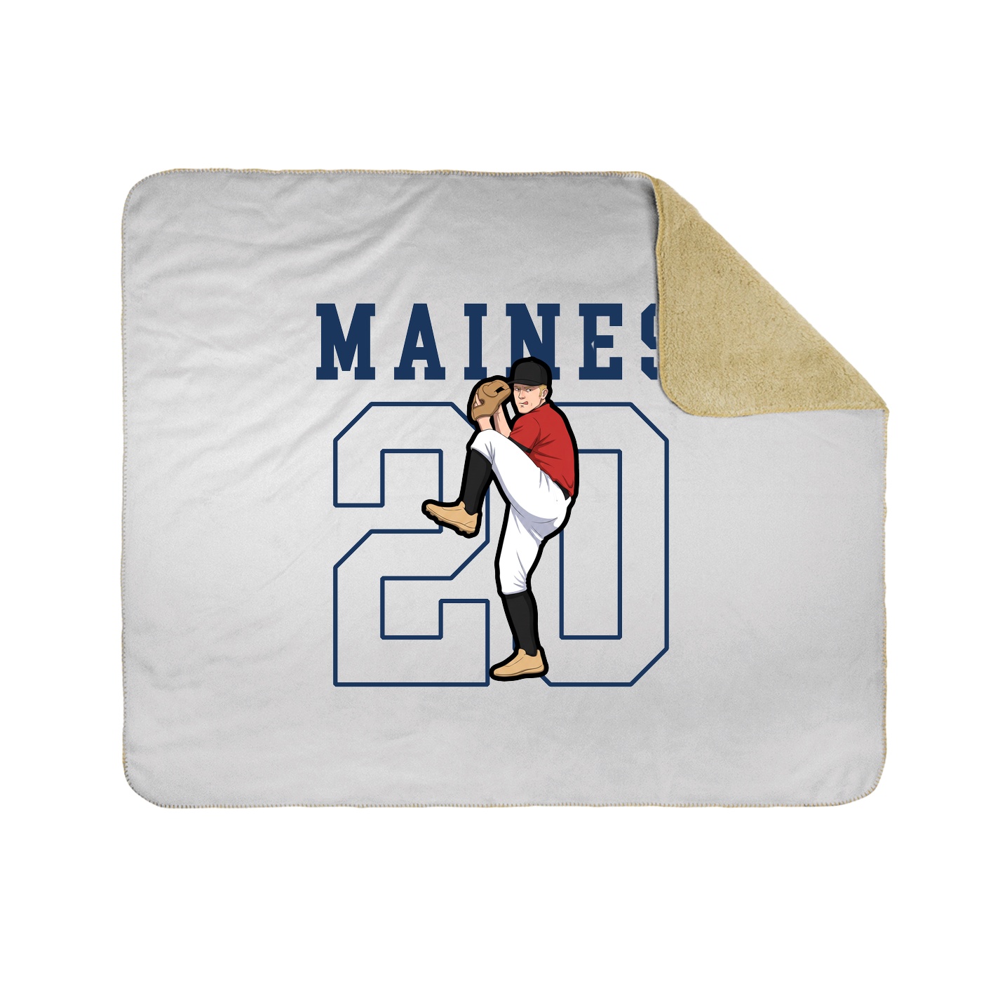 Throw Blanket — Shirsey in White