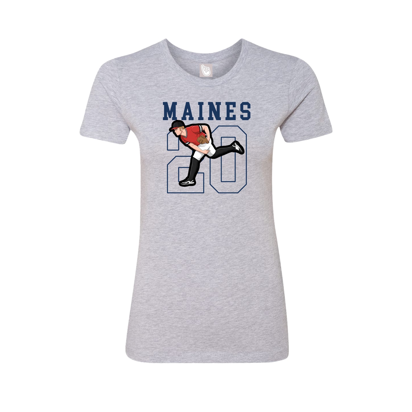 Fitted Women's Tee — Shirsey in Grey