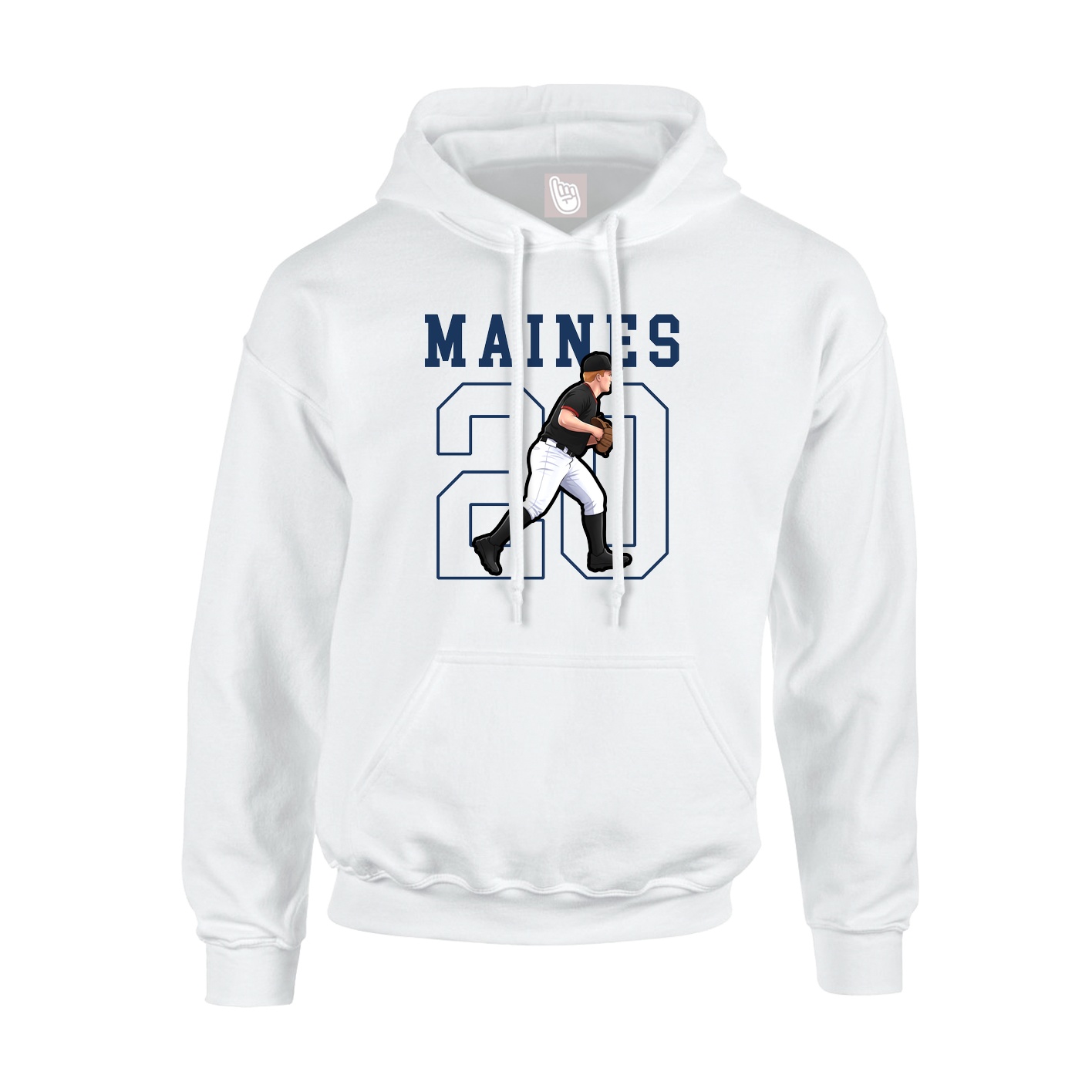 Hoodie — Shirsey in White