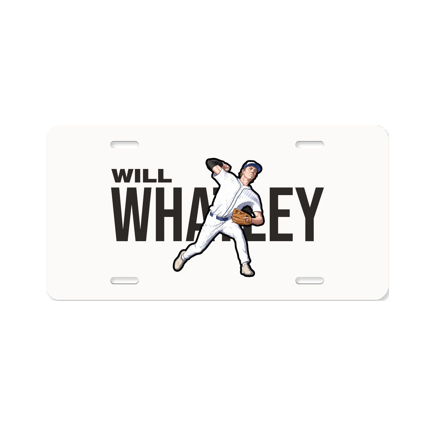 License Plate — Player Name in Classic