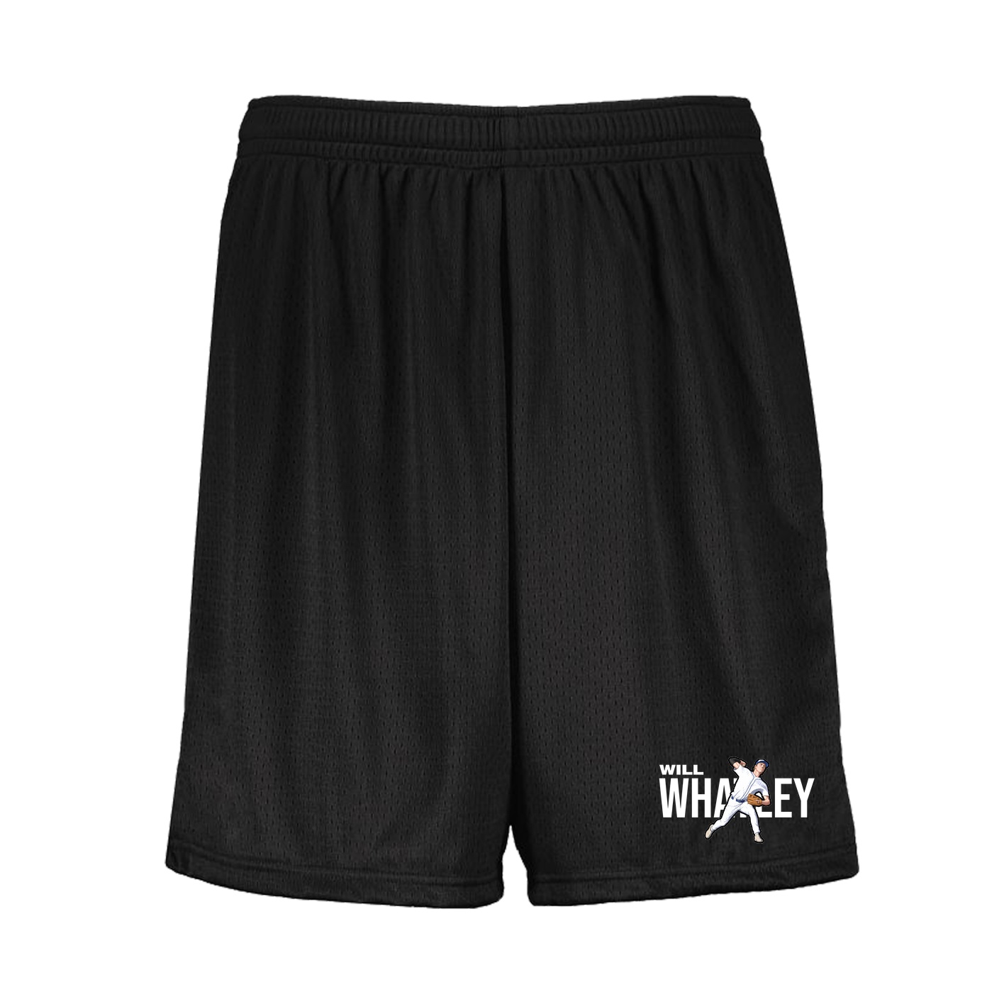 Shorts — Player Name in Black