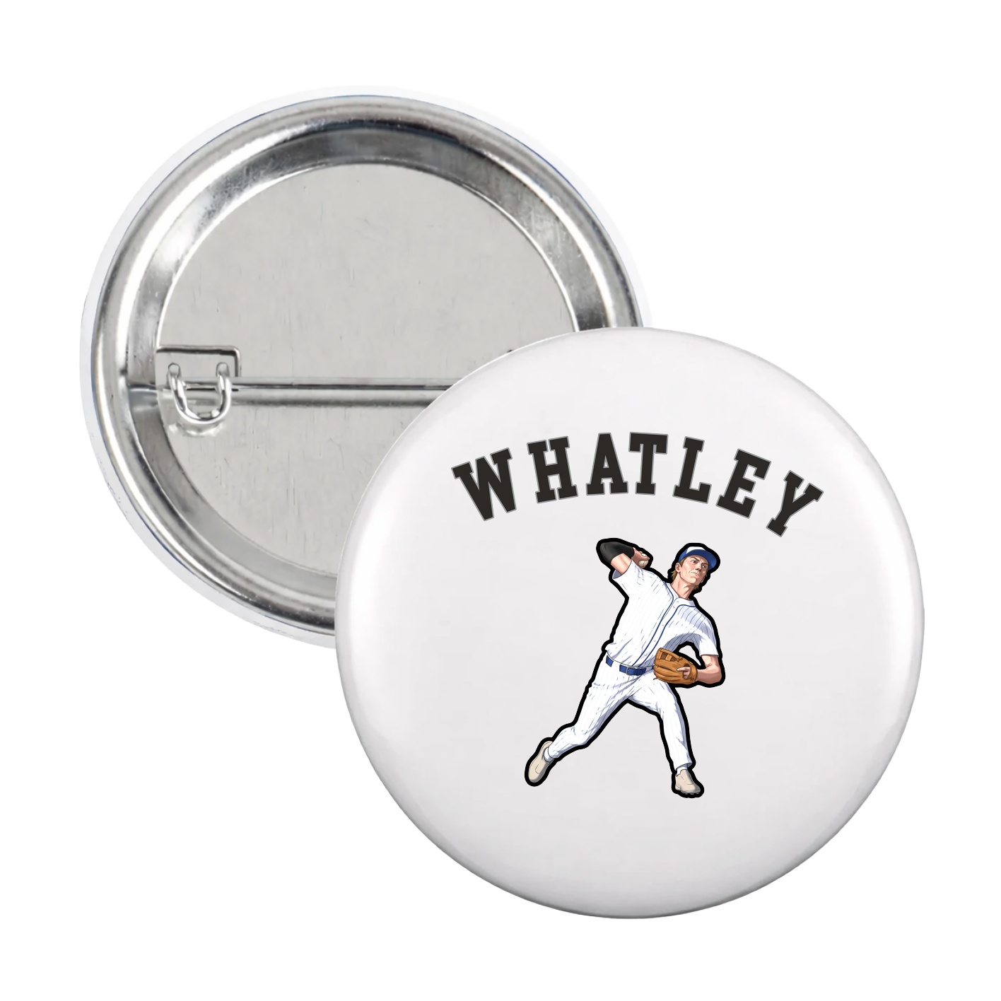 Game Day Button — Shirsey Arch in White